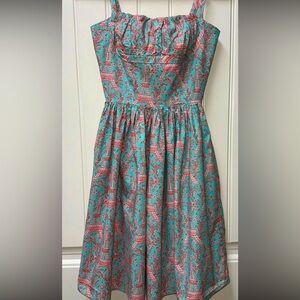 Bernie Dexter Eiffel Tower Paris Pinup Dress Size XS